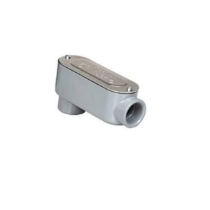 CONDULET OVAL 38mm.(1 1/2") SERIE 7 ALUM.C/TAPA C.H.DOMEX TIPO LB