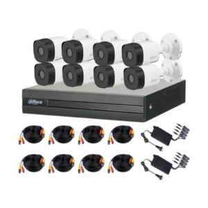 KITXVR1B08-I+8-B1A21-KIT 8 CANALES/8 CAMARAS /BUSQUEDA DE HUMANOS-VEHICULOS